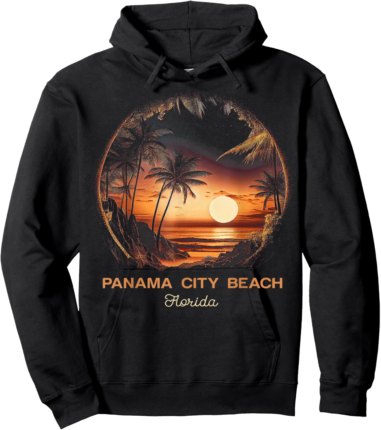 Panama City Beach Florida Hoodie - Hoodie | Black
