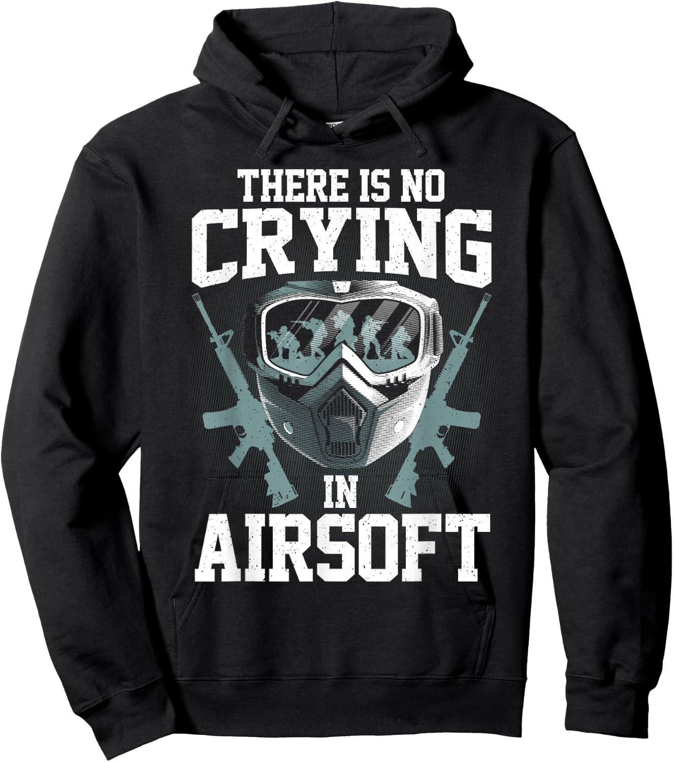 Funny Airsoft Art Women Shooting Airsoft Gun Lover Hoodie - Hoodie | Black