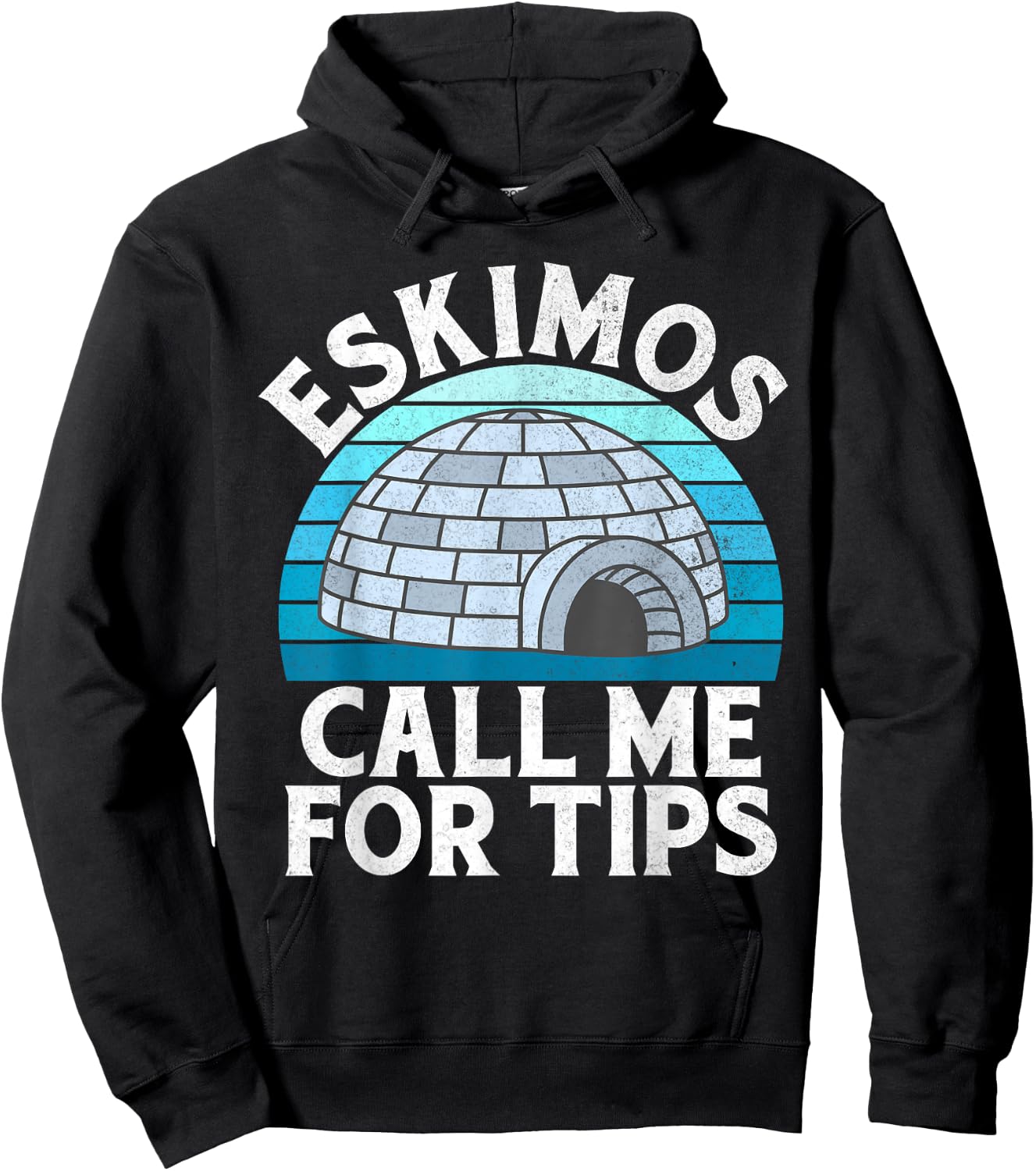 Eskimos call me for Tips Ice Bath Hoodie - Hoodie | Black