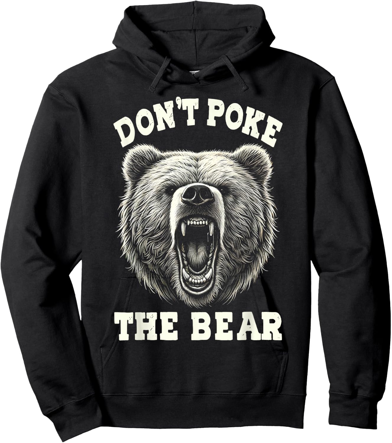 Don't Pokes Vintage Pets Lovers Animals Outfits The Bears Hoodie - Hoodie | Black