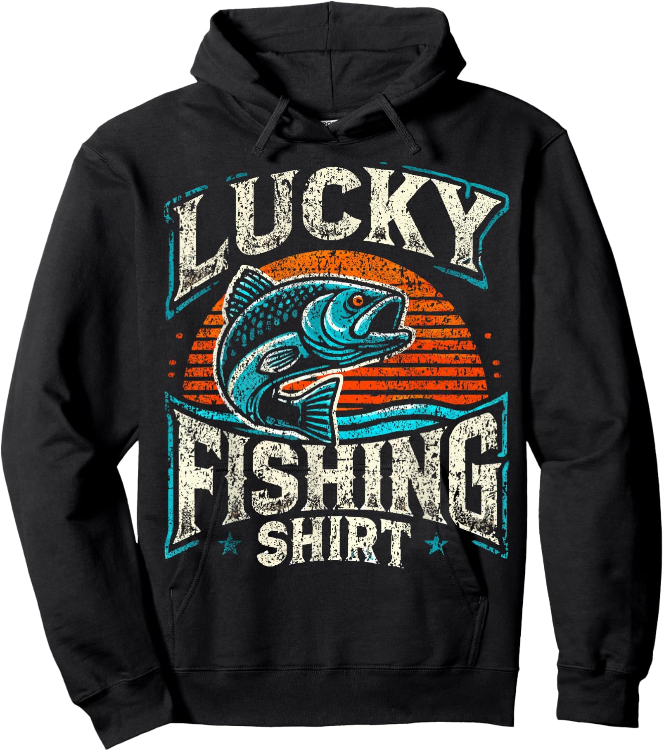Lucky Fishing Hoodie - Hoodie | Black
