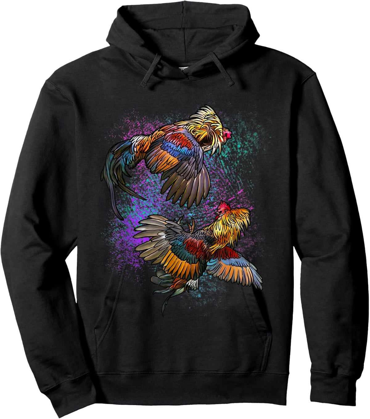 Peleas De Gallos Cockfighter Game Fowl Cockfighting Rooster Hoodie - Hoodie | Black