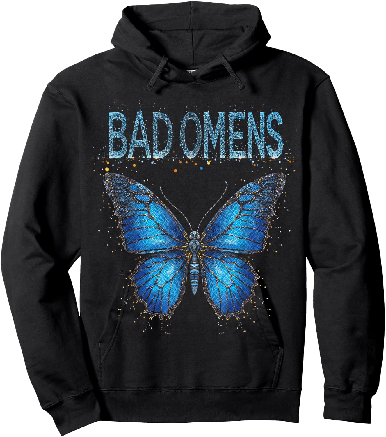 Bad Omens Moth Hoodie - Hoodie | Black