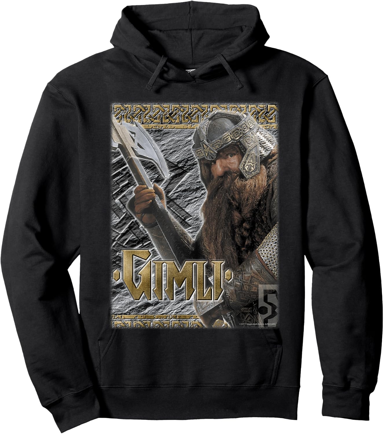 The Lord of the Rings Gimli Hoodie - Hoodie | Black