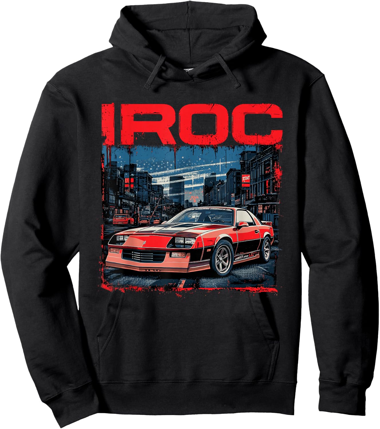 IROC 1980's, IROC-Z Muscle Car American Muscle Retro classic Hoodie - Hoodie | Black