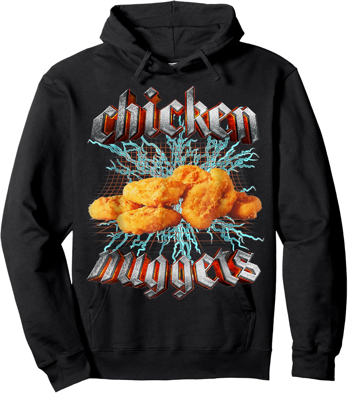 Chicken Nuggets Meme Funny Oddly Specific Dank Meme Hoodie - Hoodie | Black