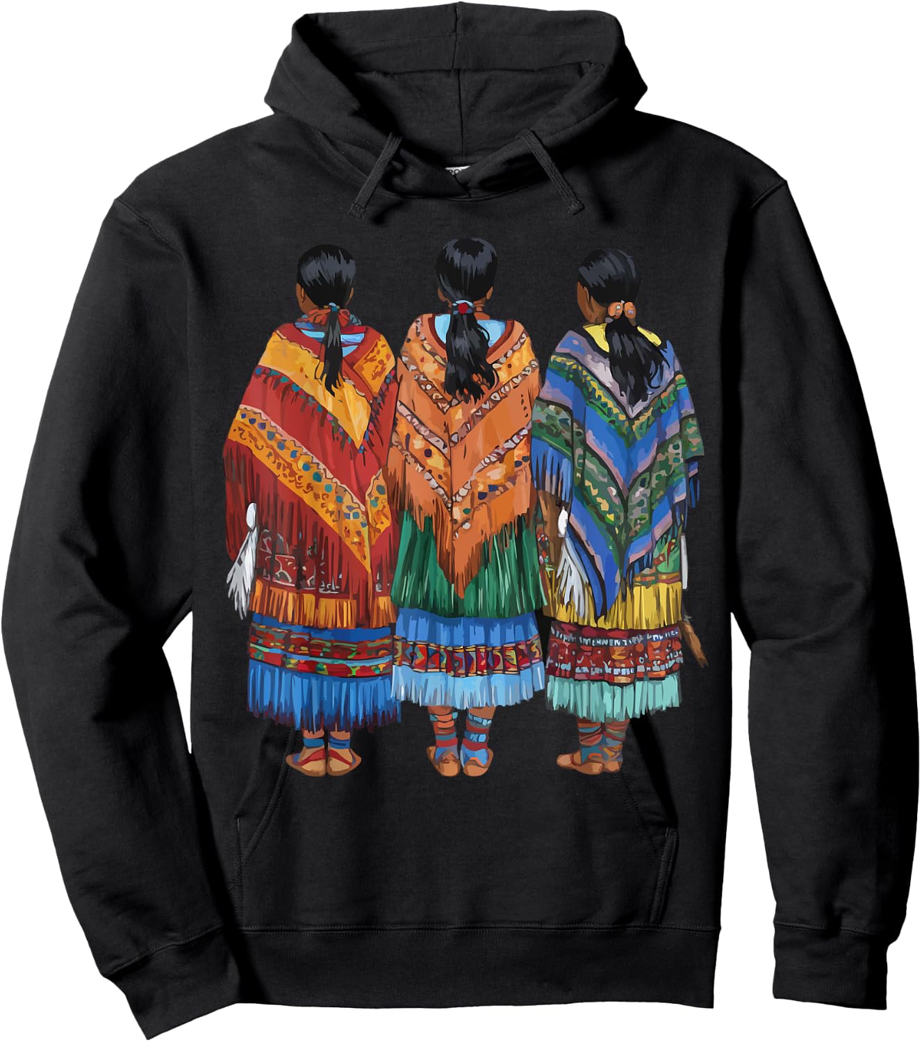 Indigenous People Mexico Native American Tarahumara Tribe Hoodie - Hoodie | Black