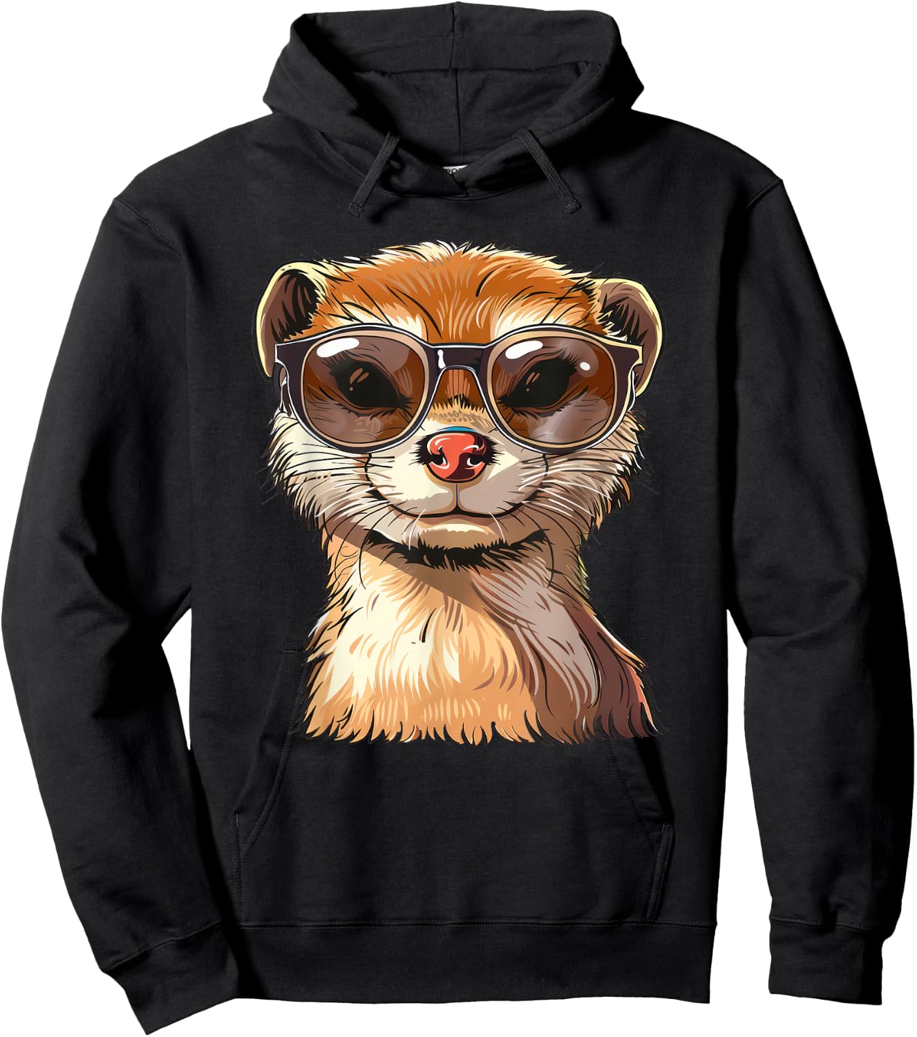 Mongoose Sunglasses Hoodie - Hoodie | Black