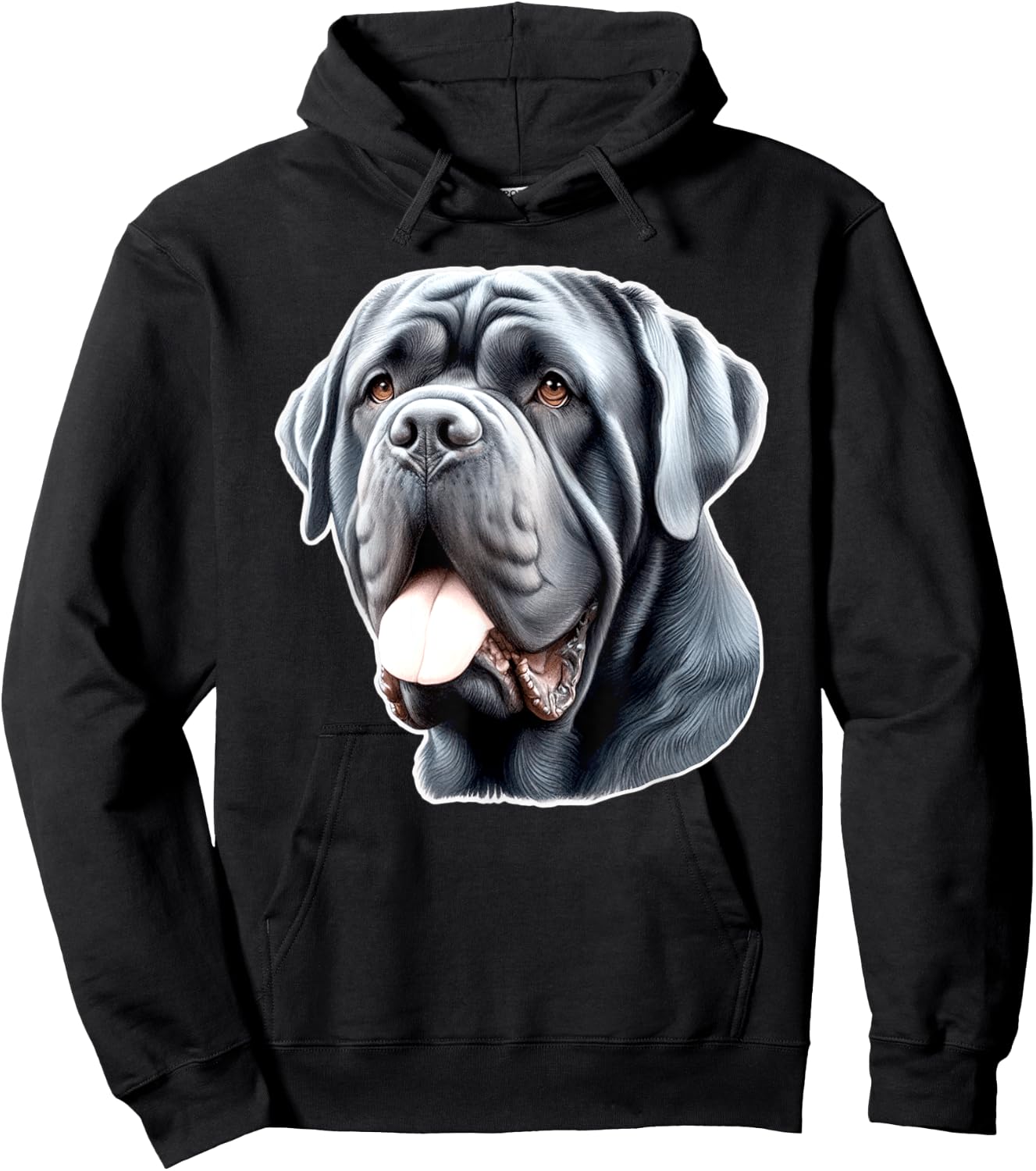 Neapolitan Mastiff Dog Men Women Kids Hoodie - Hoodie | Black