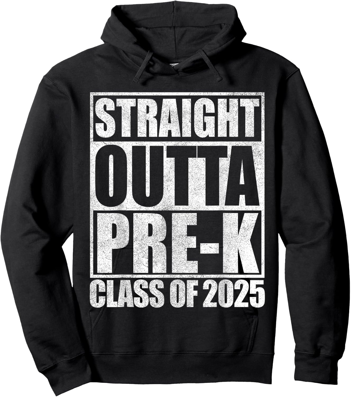 Pre-k Graduation Shirt For Boys, Straight Outta Pre-k Hoodie - Hoodie | Black