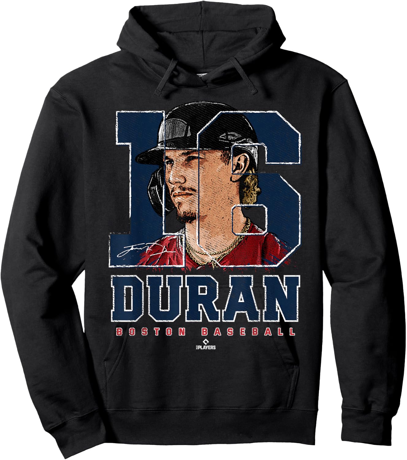 Silhouette Jarren Duran Boston MLBPA Hoodie - Hoodie | Black