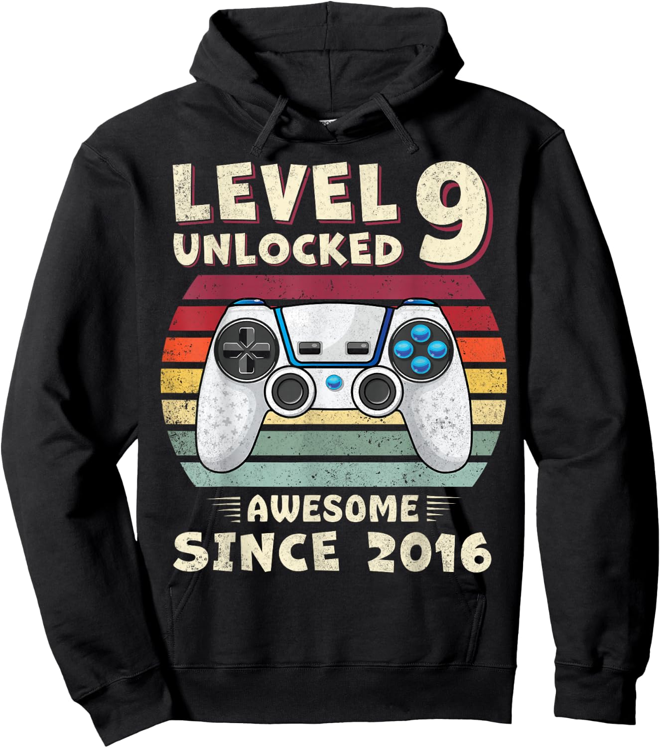 9 Year Old BDay Decorations Son Boy 9yr 2016 9th Birthday Hoodie - Hoodie | Black