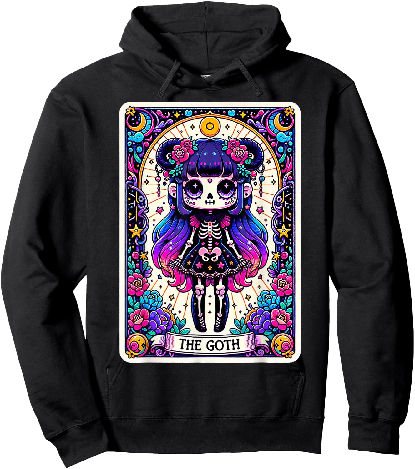 The Goth Tarot Card Hoodie - Hoodie | Black