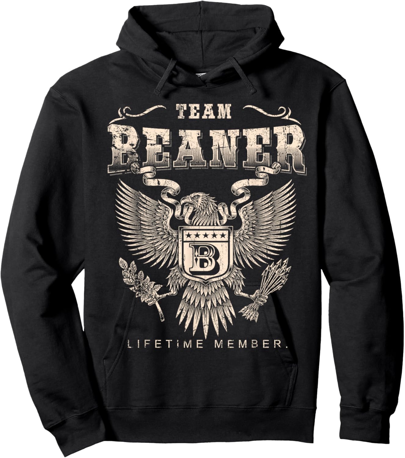 Team Beaner Lifetime Member - Beaner Name Hoodie - Hoodie | Black