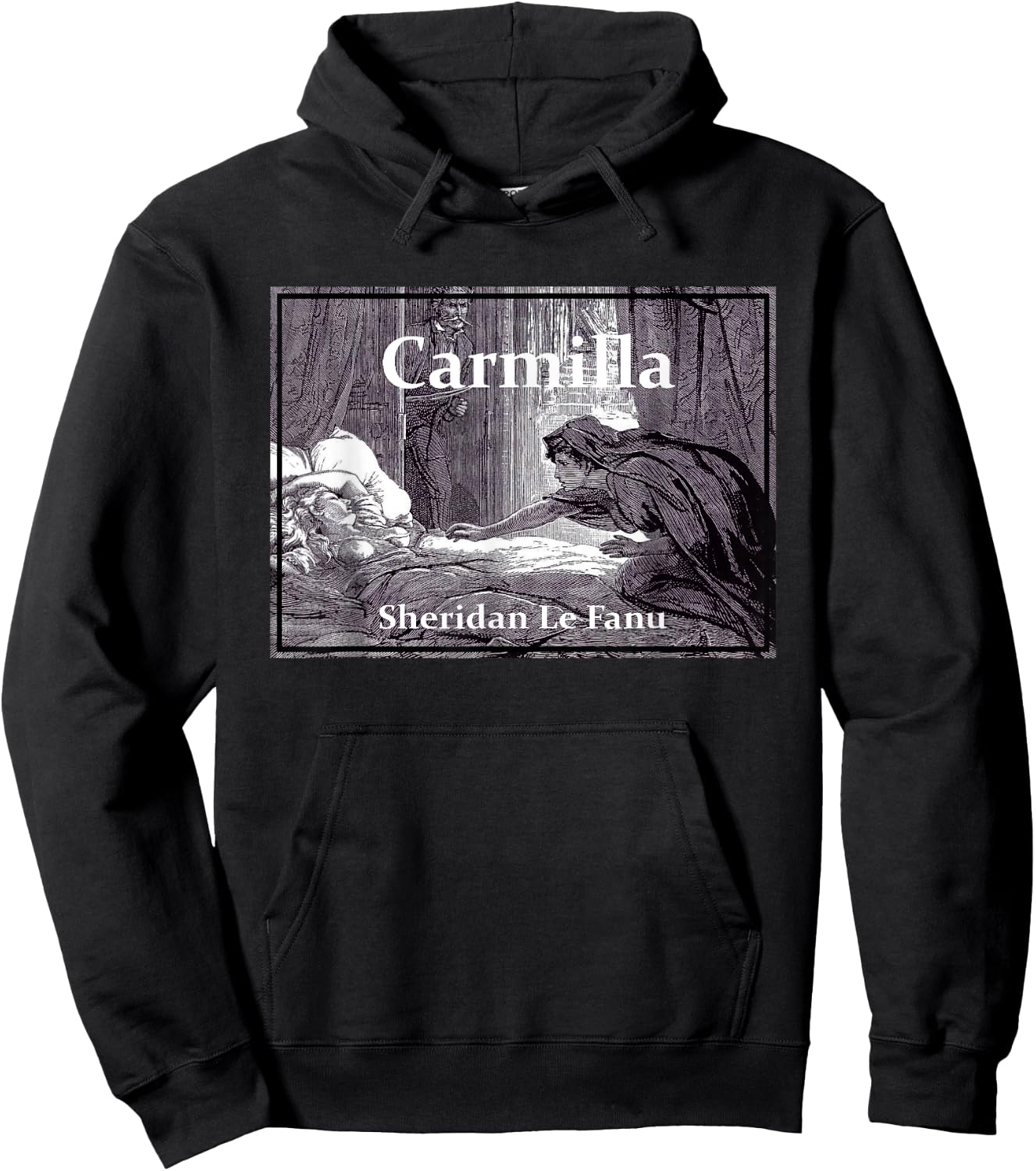 Carmilla - Gothic Vampiress Novel Hoodie - Hoodie | Black