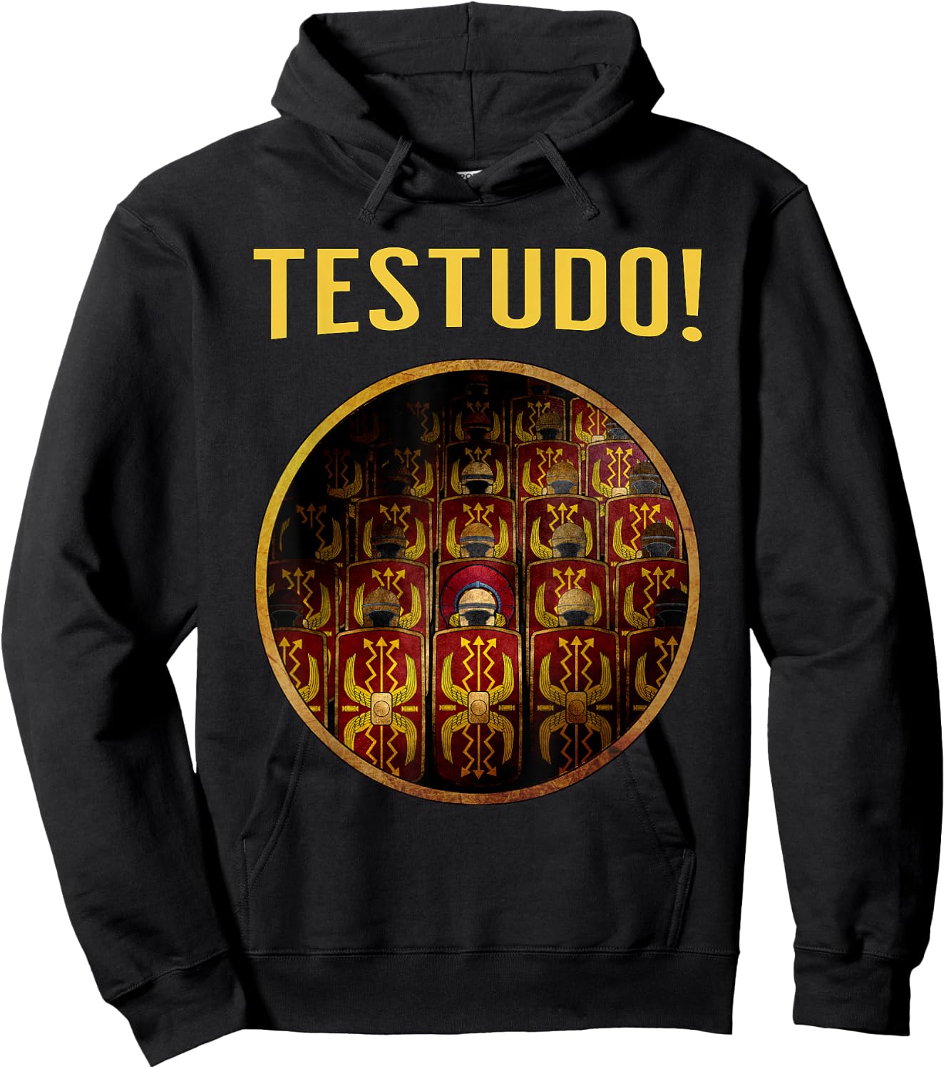 Roman Legions Testudo Ancient Roman Legionaries Hoodie - Hoodie | Black