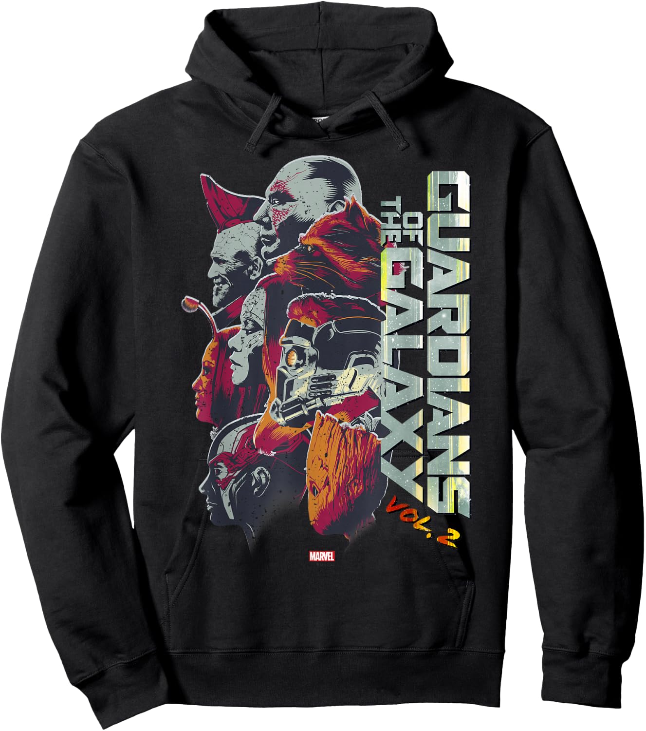 Marvel Guardians of The Galaxy Vol 2 Epic Team Profiles Hoodie - Hoodie | Black