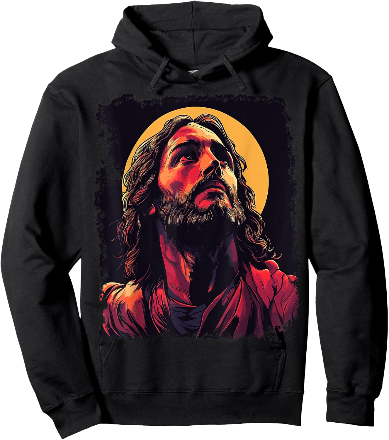 Vintage God & King Jesus Christ Hoodie - Hoodie | Black