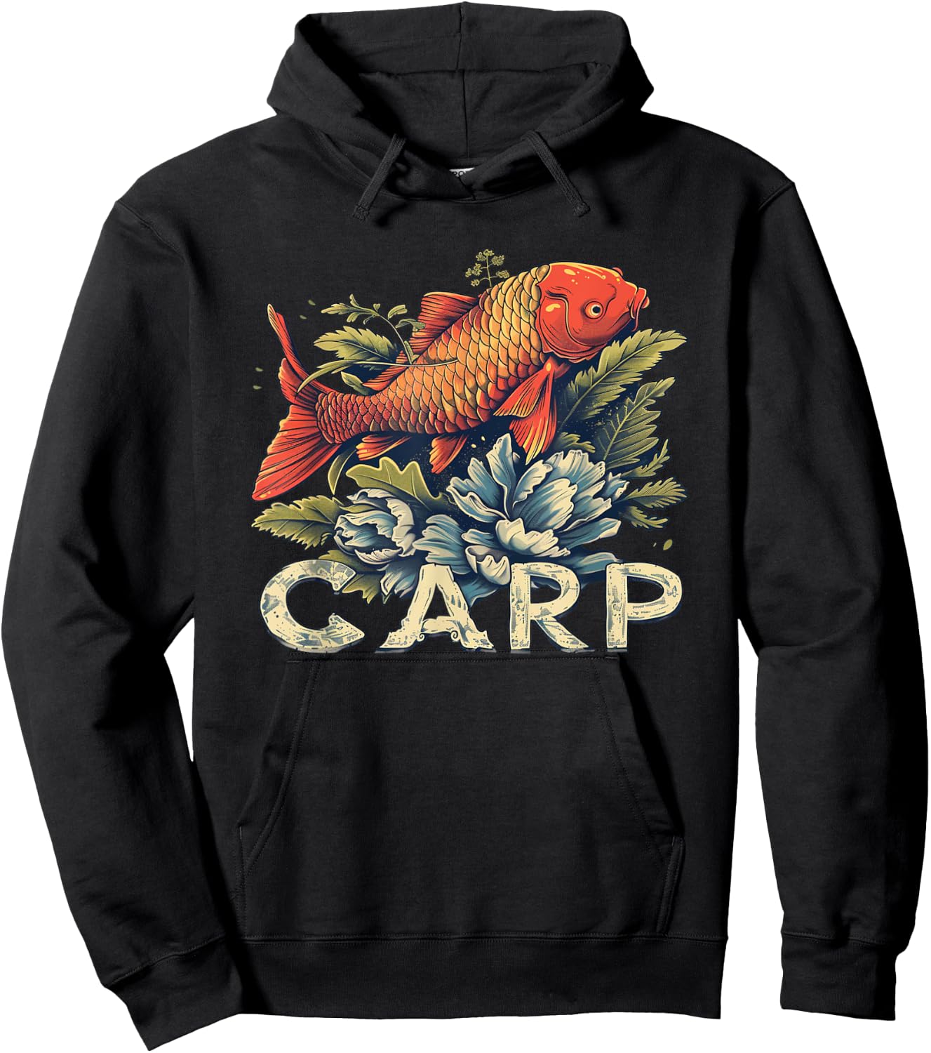 Cool Fishing Season with this Carp Costume Hoodie - Hoodie | Black