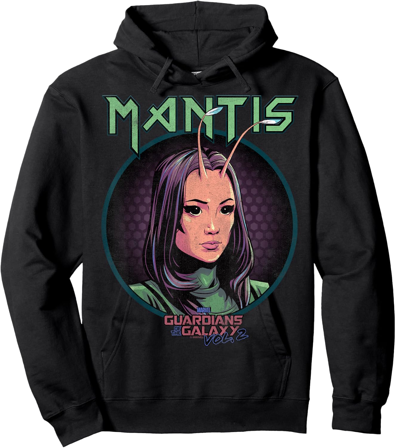 Marvel Guardians of The Galaxy Vol 2 Mantis Rock Portrait Hoodie - Hoodie | Black