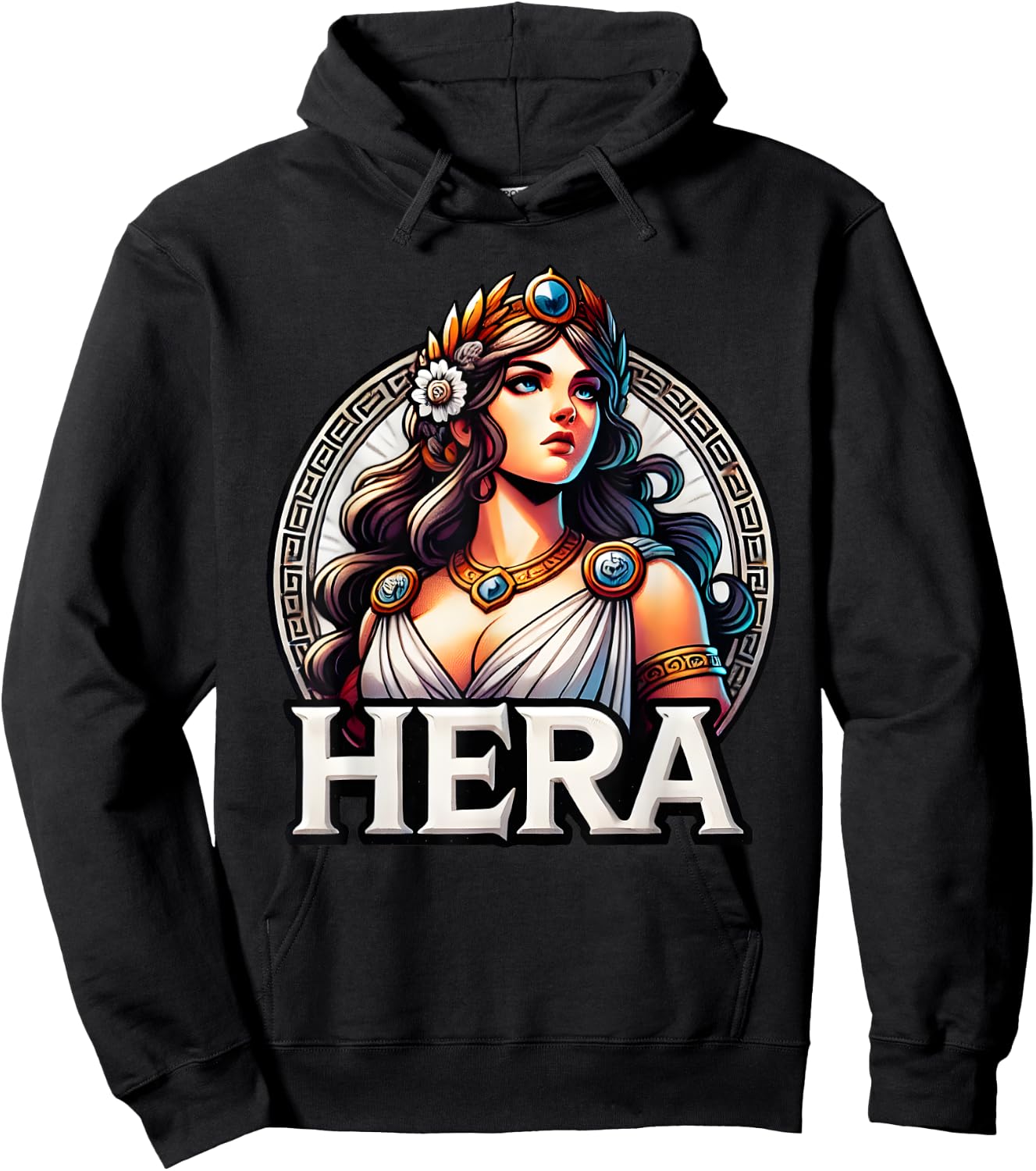 Hera Greek Goddess Mythology Ancient Greece Hoodie - Hoodie | Black