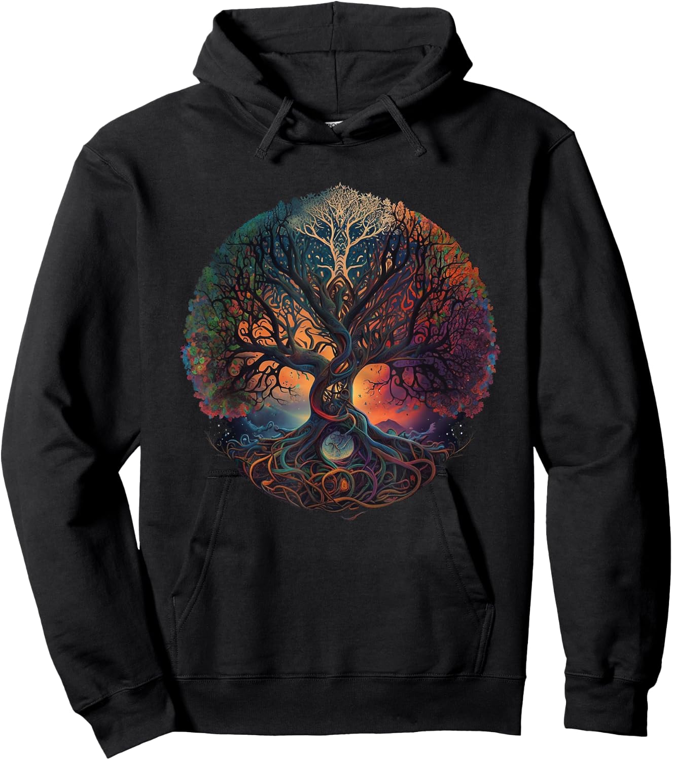 Tree Of Life Gift The Tree Of Life Meditation Hoodie - Hoodie | Black