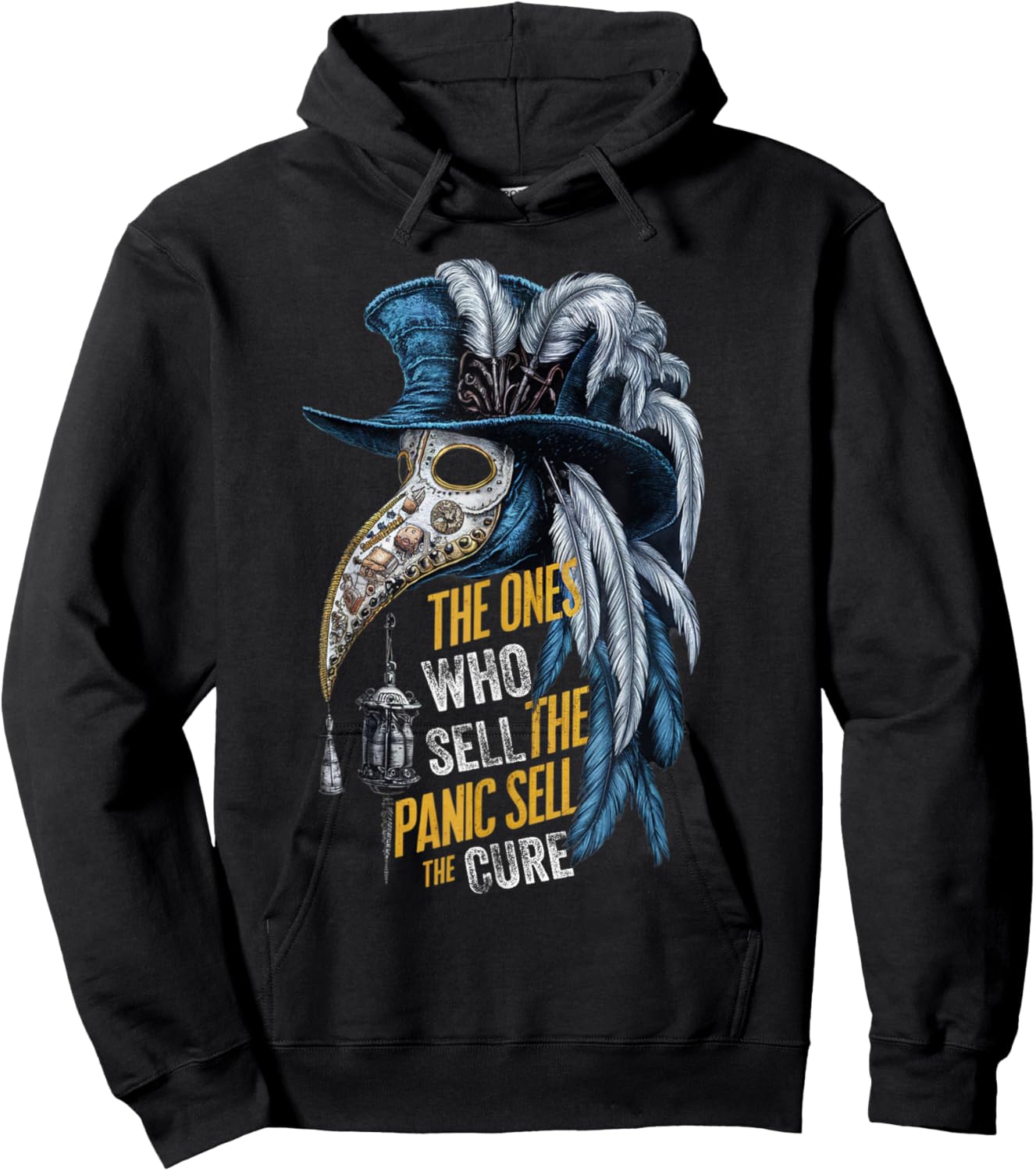 The Ones Who Sell The Panic Sell the Cure Plague Anti Media Hoodie - Hoodie | Black