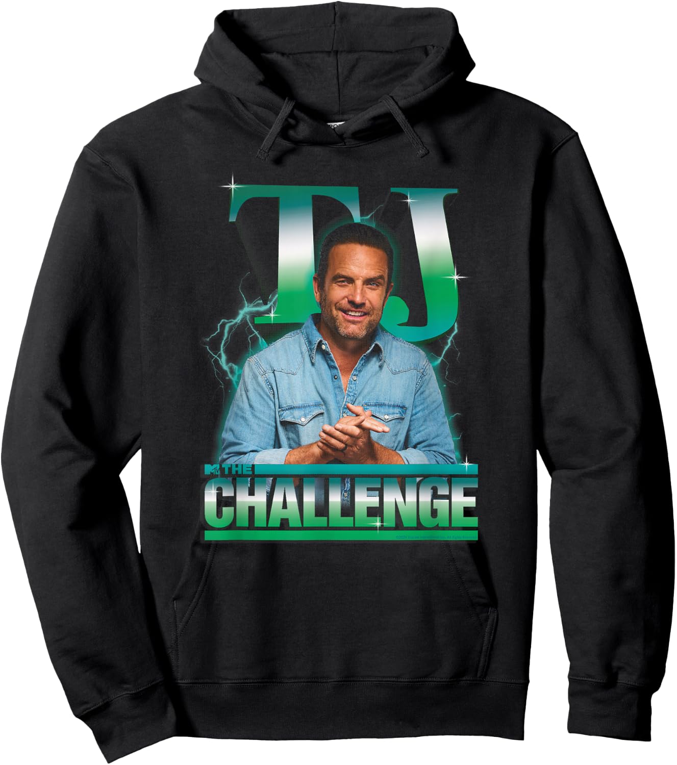The Challenge TJ Heartthrob Officially Licensed Hoodie - Hoodie | Black
