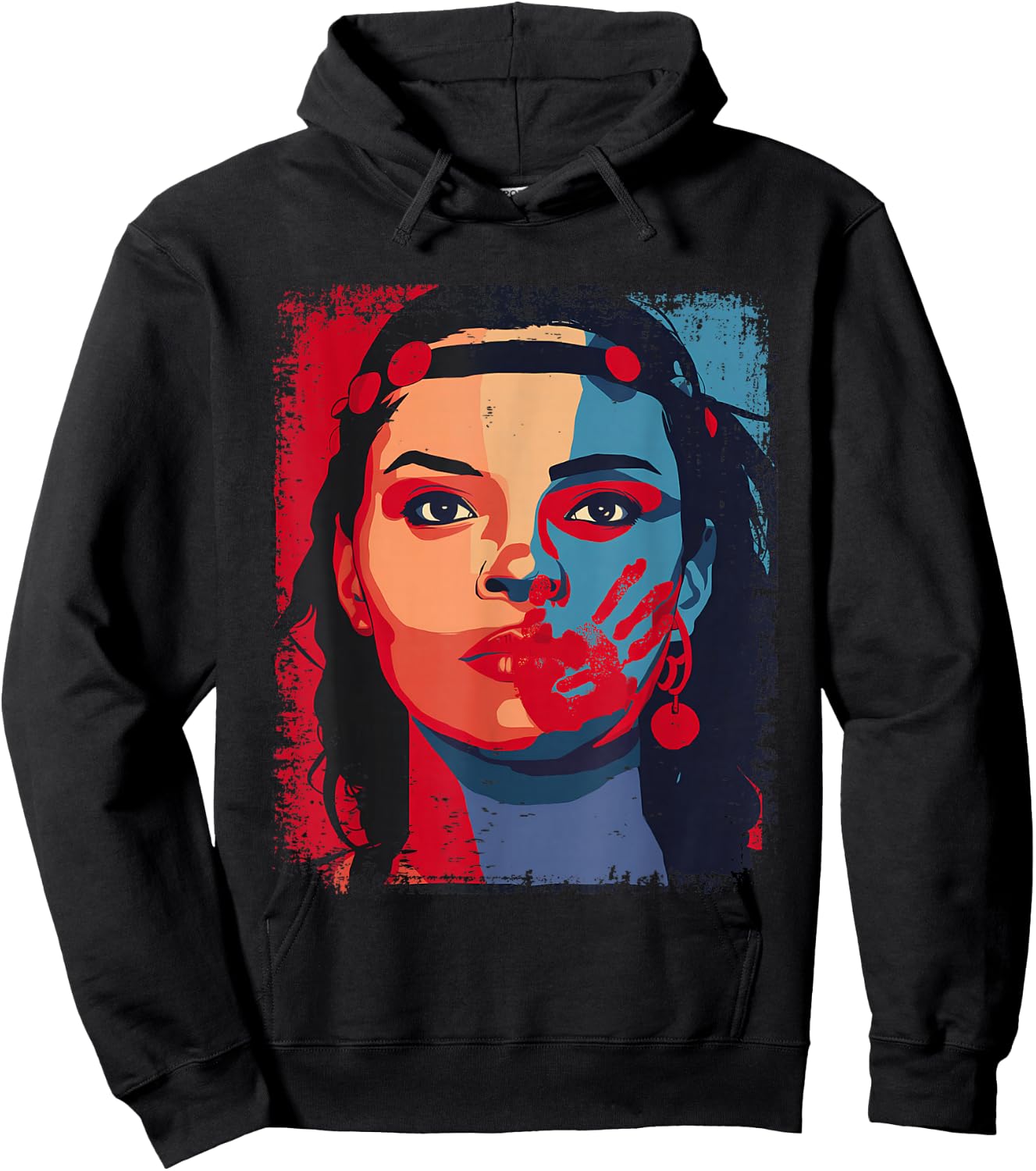 Honor Awareness I Wear Red For My Sister Hoodie - Hoodie | Black