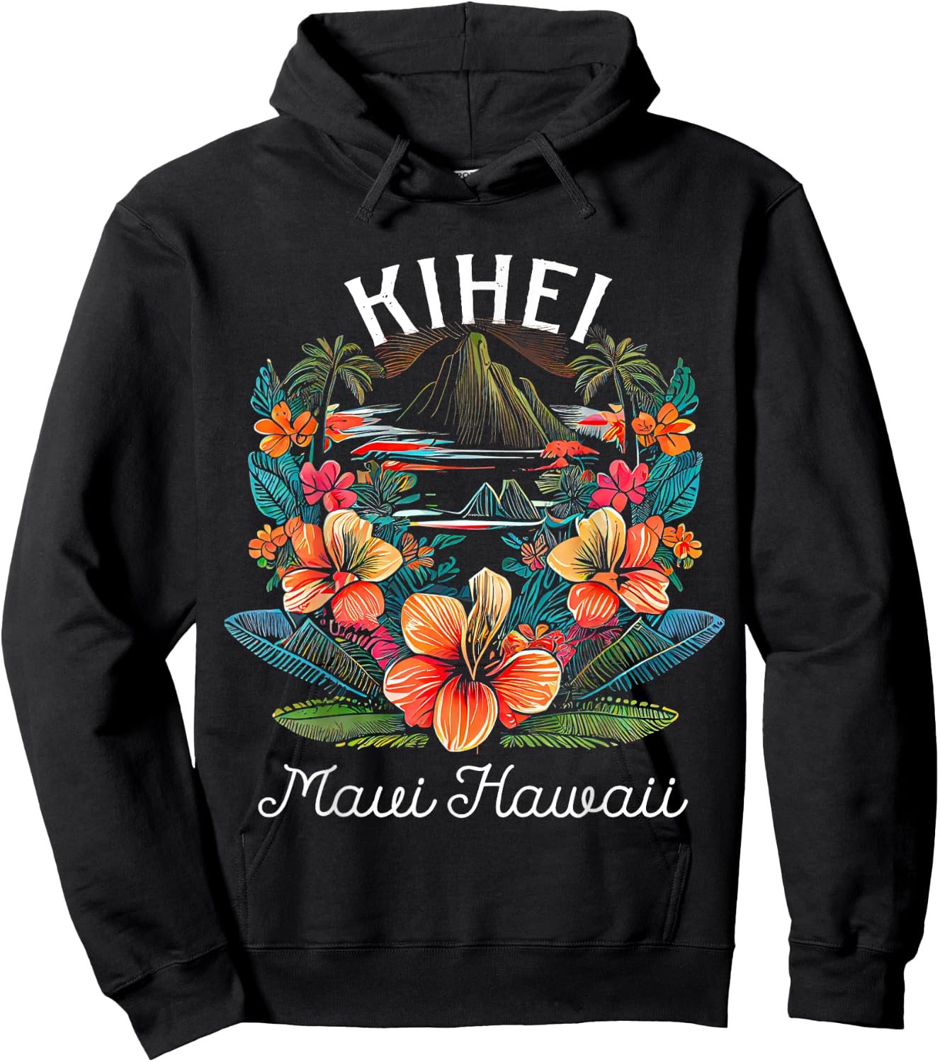 Maui Hawaii Kihei Hoodie - Hoodie | Black