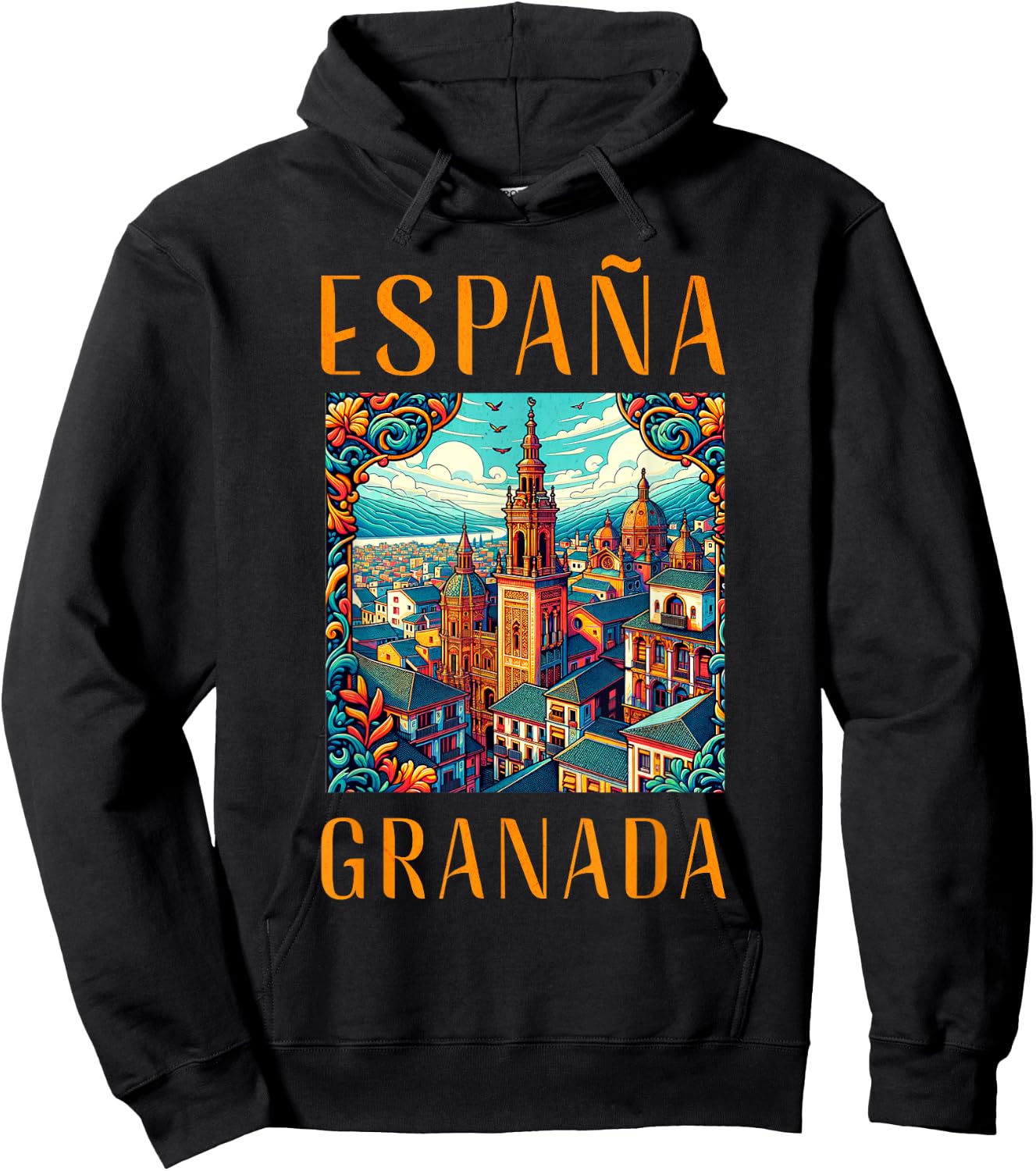 España Granada Trip and Spain Holiday Hoodie - Hoodie | Black