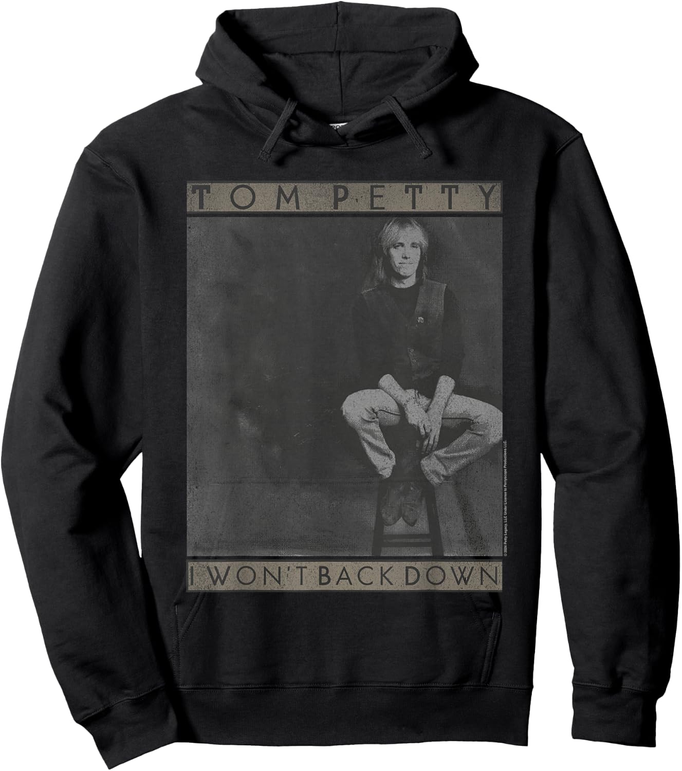 Popfunk Tom Petty I Won't Back Down , Small Hoodie - Hoodie | Black
