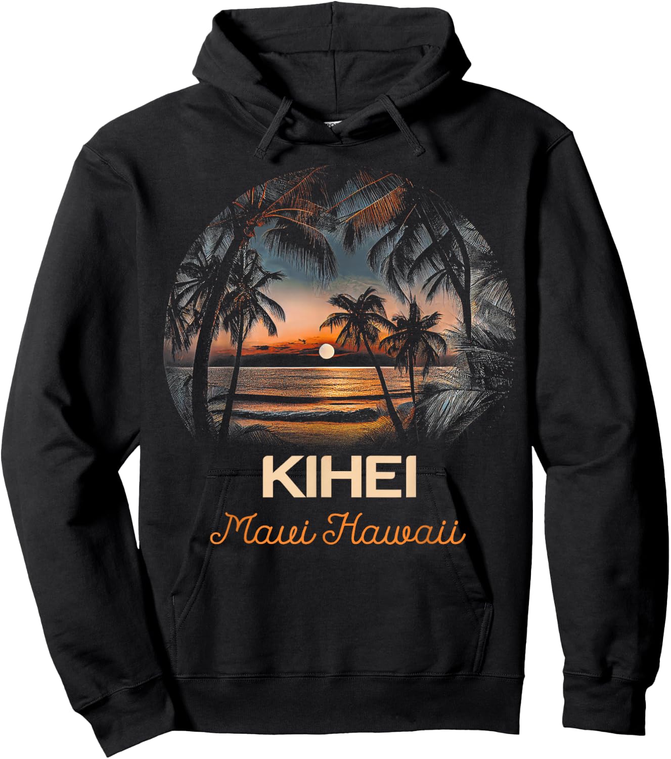 Maui Hawaii Kihei Hoodie - Hoodie | Black
