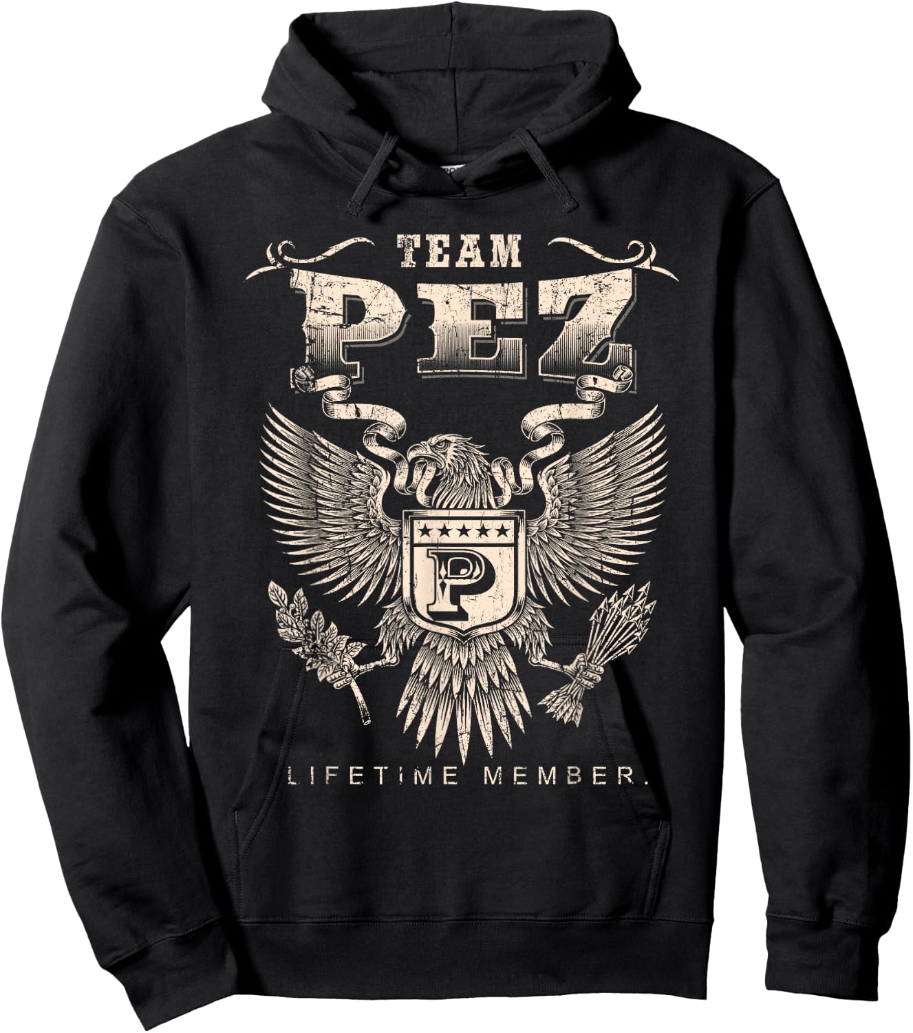 Team Pez Lifetime Member - Pez Name Hoodie - Hoodie | Black