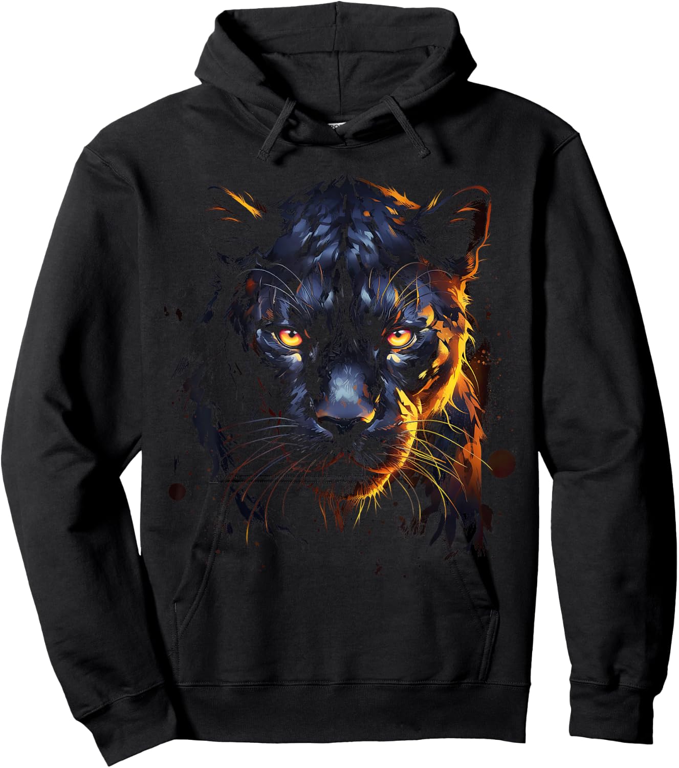 Panther with beautiful eyes black panthers Hoodie - Hoodie | Black