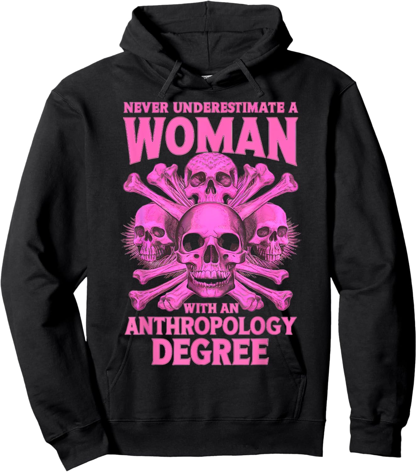 Anthropology Women Girls Female Anthropologist Degree Grad Hoodie - Hoodie | Black