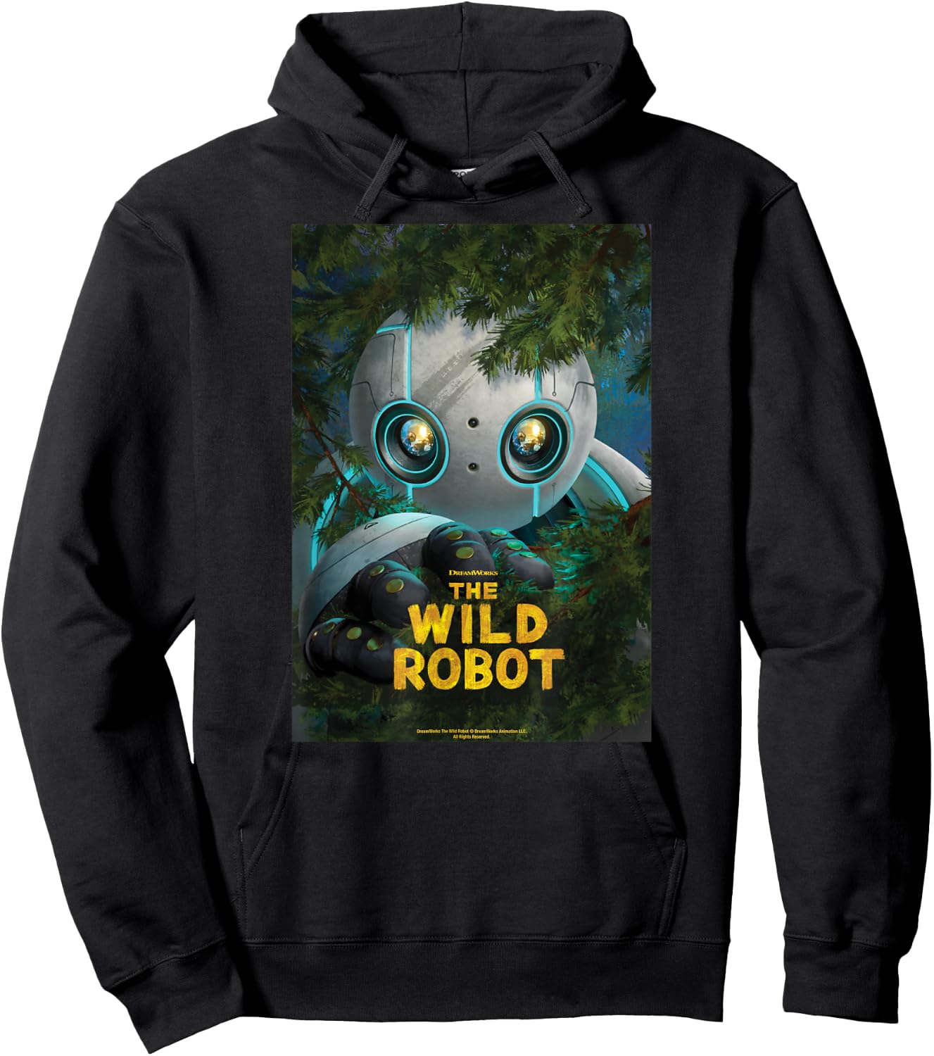 DreamWorks The Wild Robot Poster Hoodie - Hoodie | Black