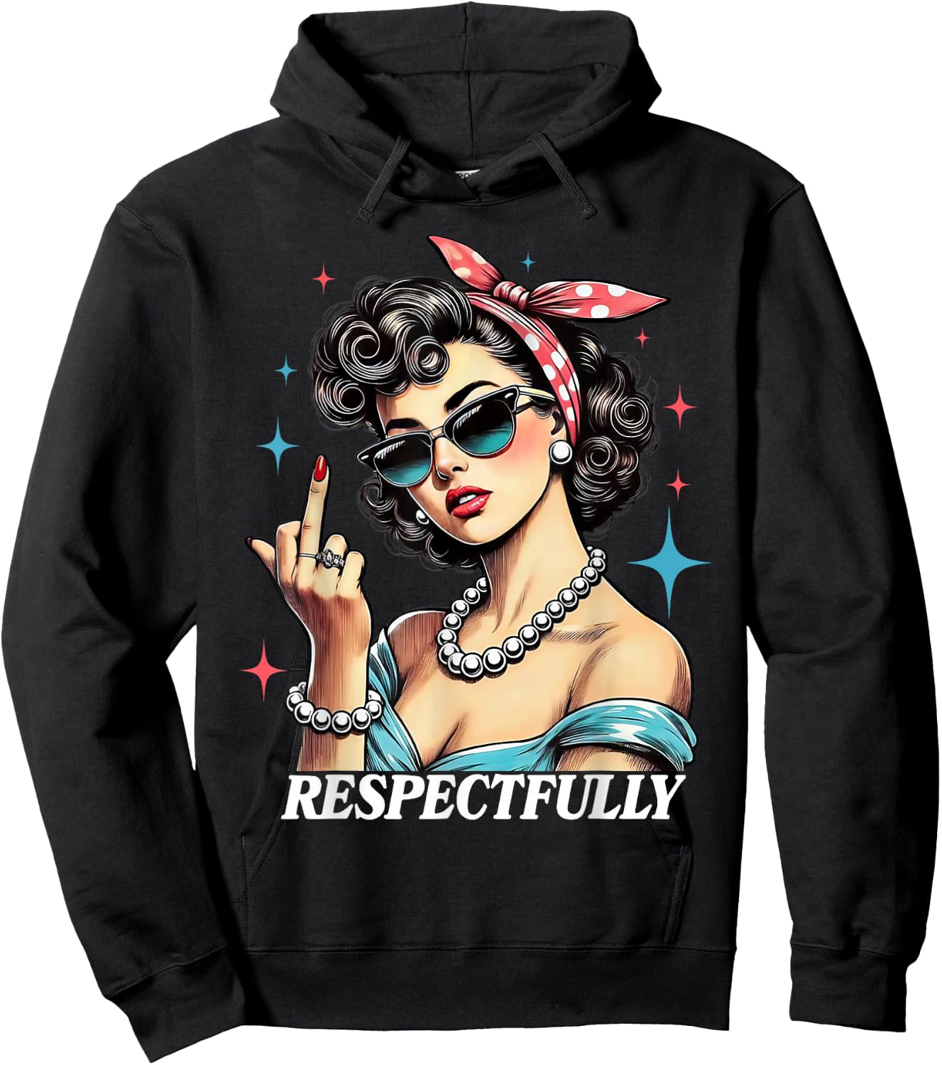 Respectfully Women Hoodie - Hoodie | Black