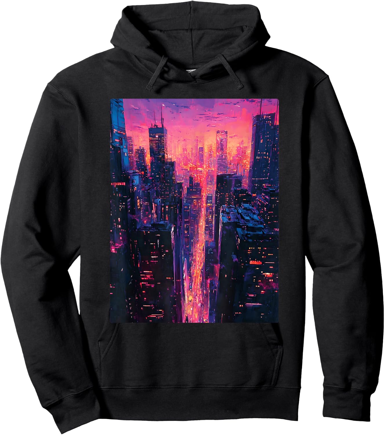Vaporwave Hoodie - Hoodie | Black
