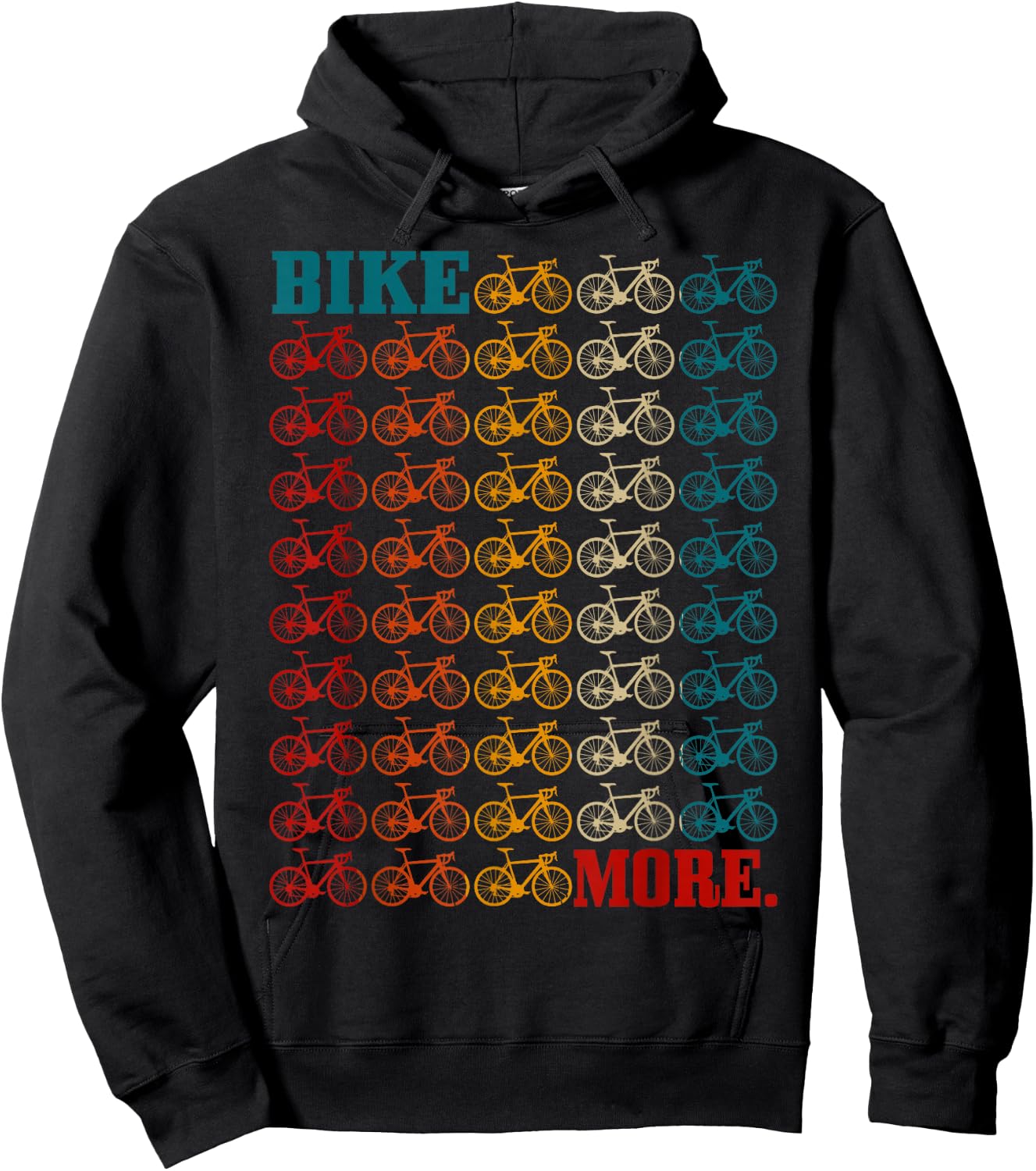 Bike More Cycling Road Bike Bicycle Mountain Bike Cyclist Hoodie - Hoodie | Black