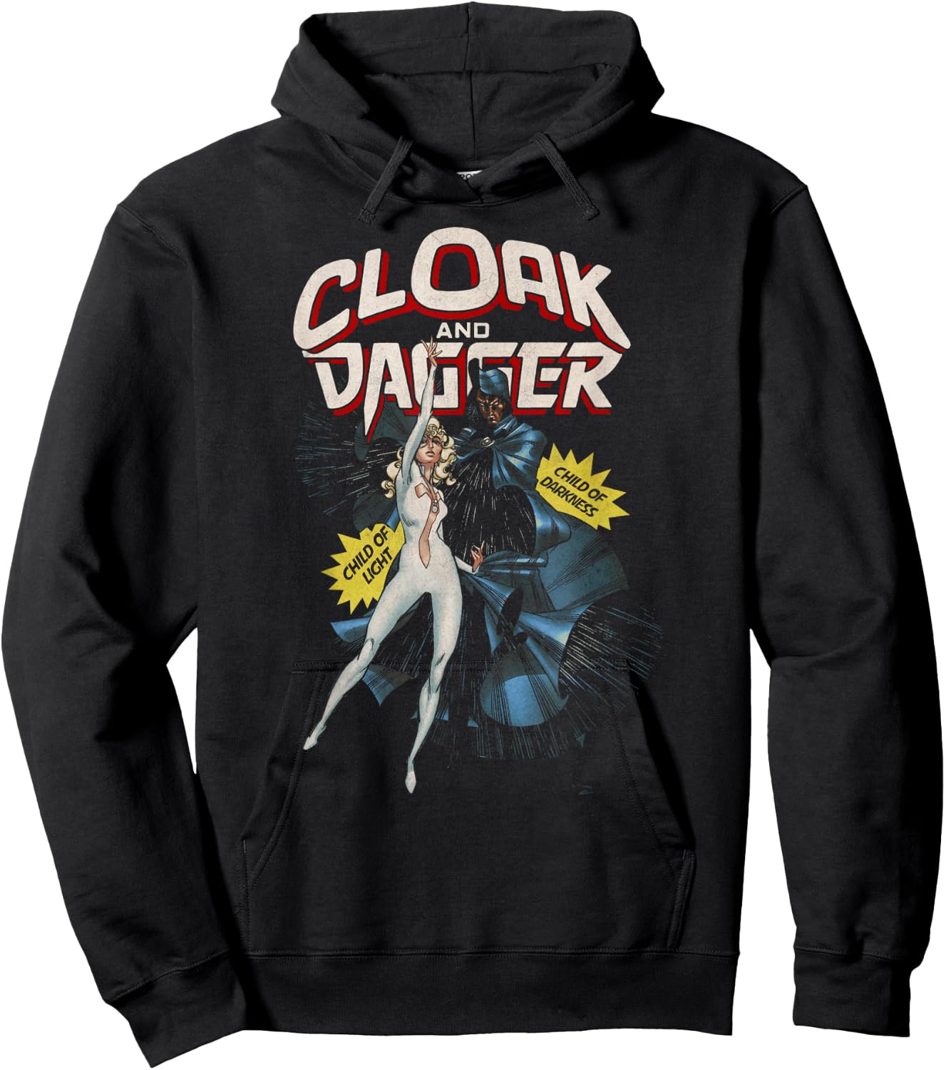 Marvel Cloak & Dagger Child of Darkness Graphic Hoodie - Hoodie | Black
