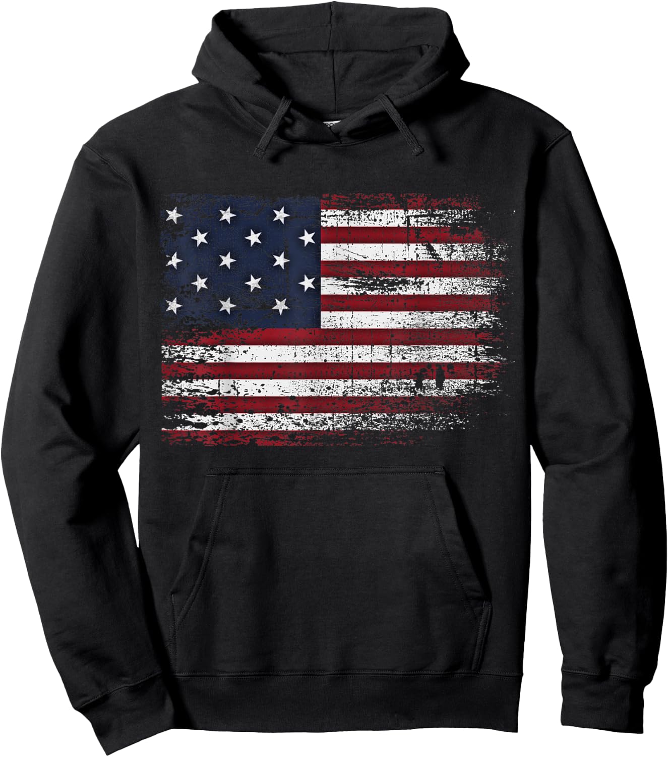 Star Spangled Banner Hoodie - Hoodie | Black