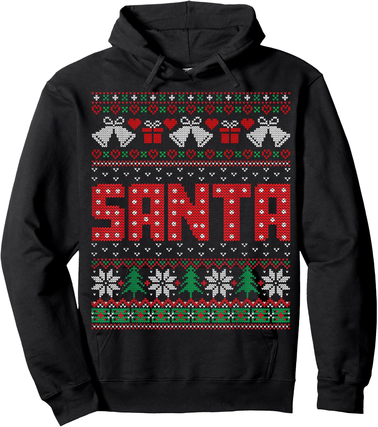 I'm So Good Santa Came Twice - Santa Matching Couple Xmas Hoodie - Hoodie | Black