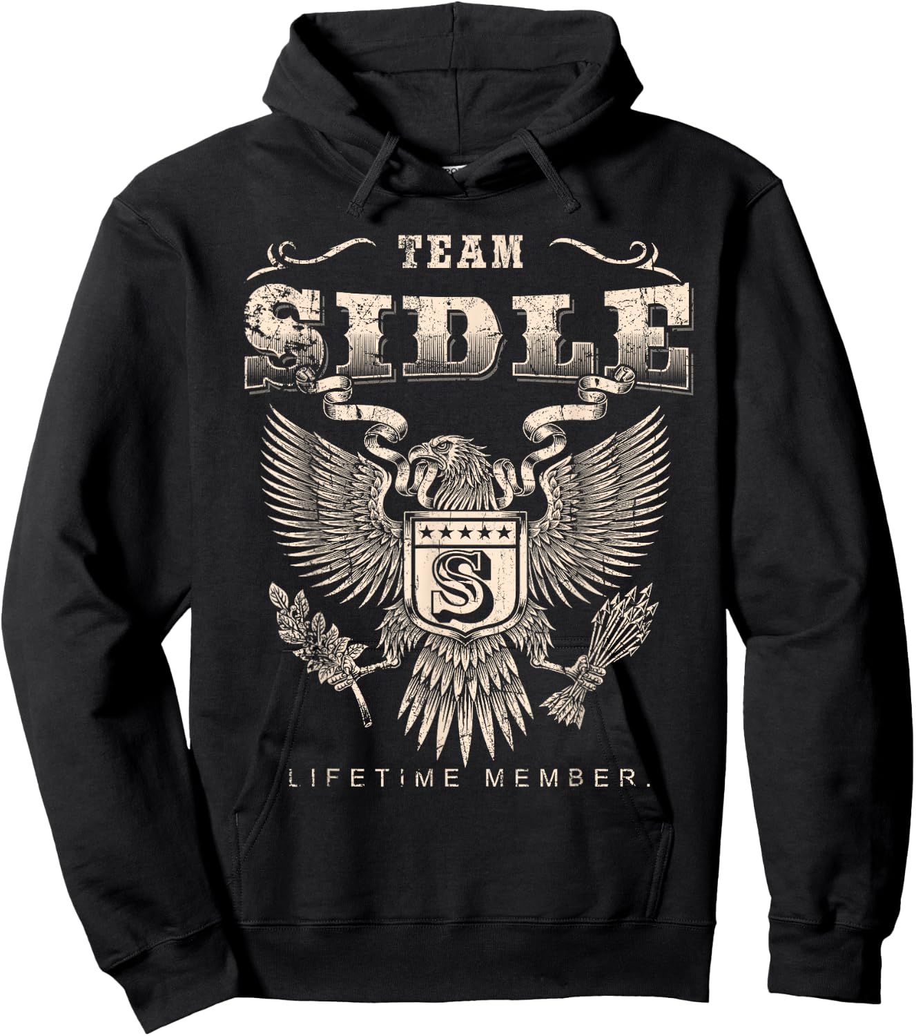 Team Sidle Lifetime Member - Sidle Name Hoodie - Hoodie | Black