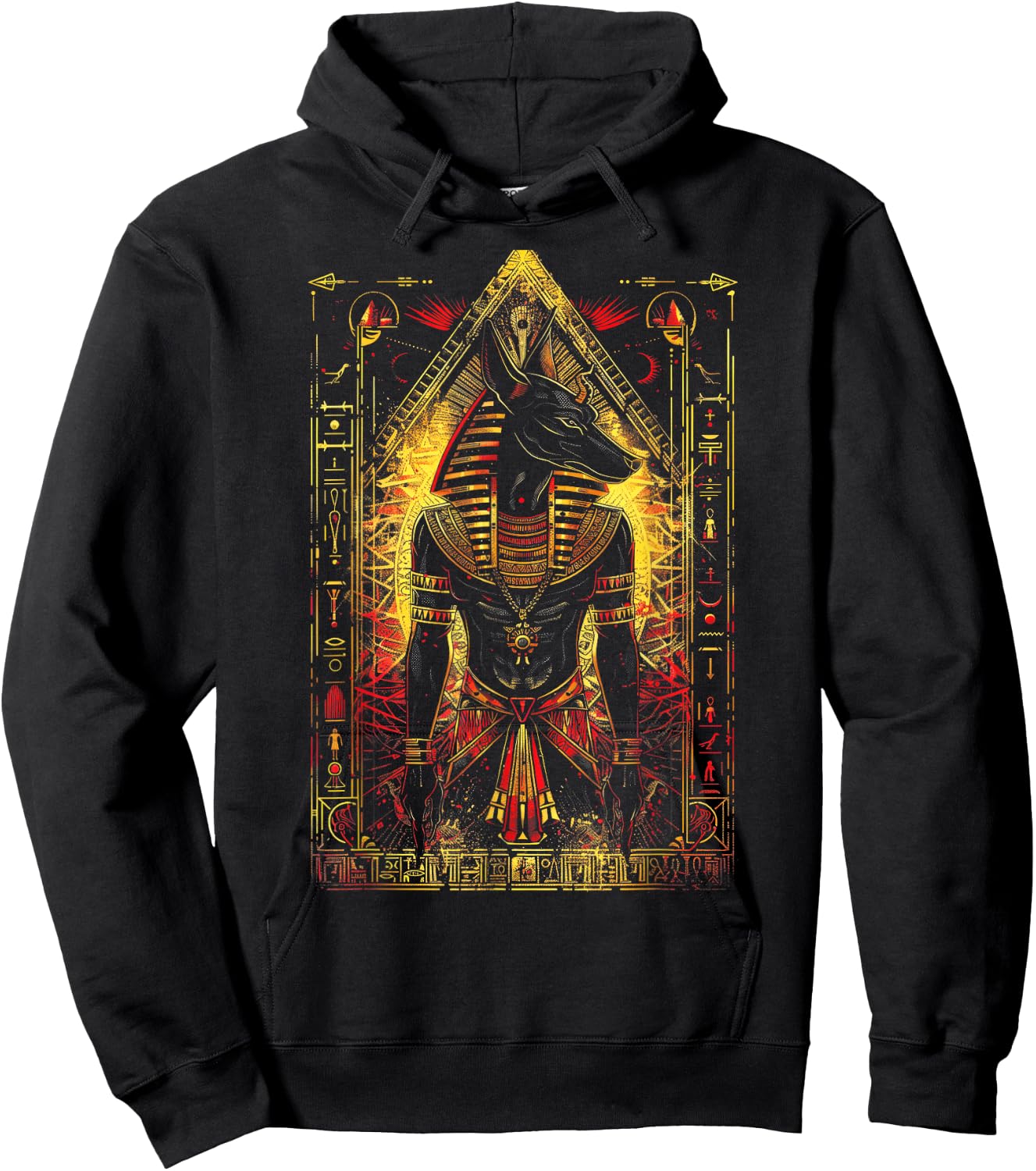 Egyptian Gods Anubis Ra Ruler Egyptian god Hoodie - Hoodie | Black
