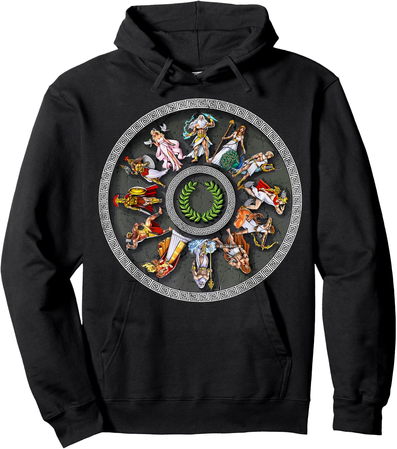 Greek Mythology Gods Ancient Greece Hoodie - Hoodie | Black