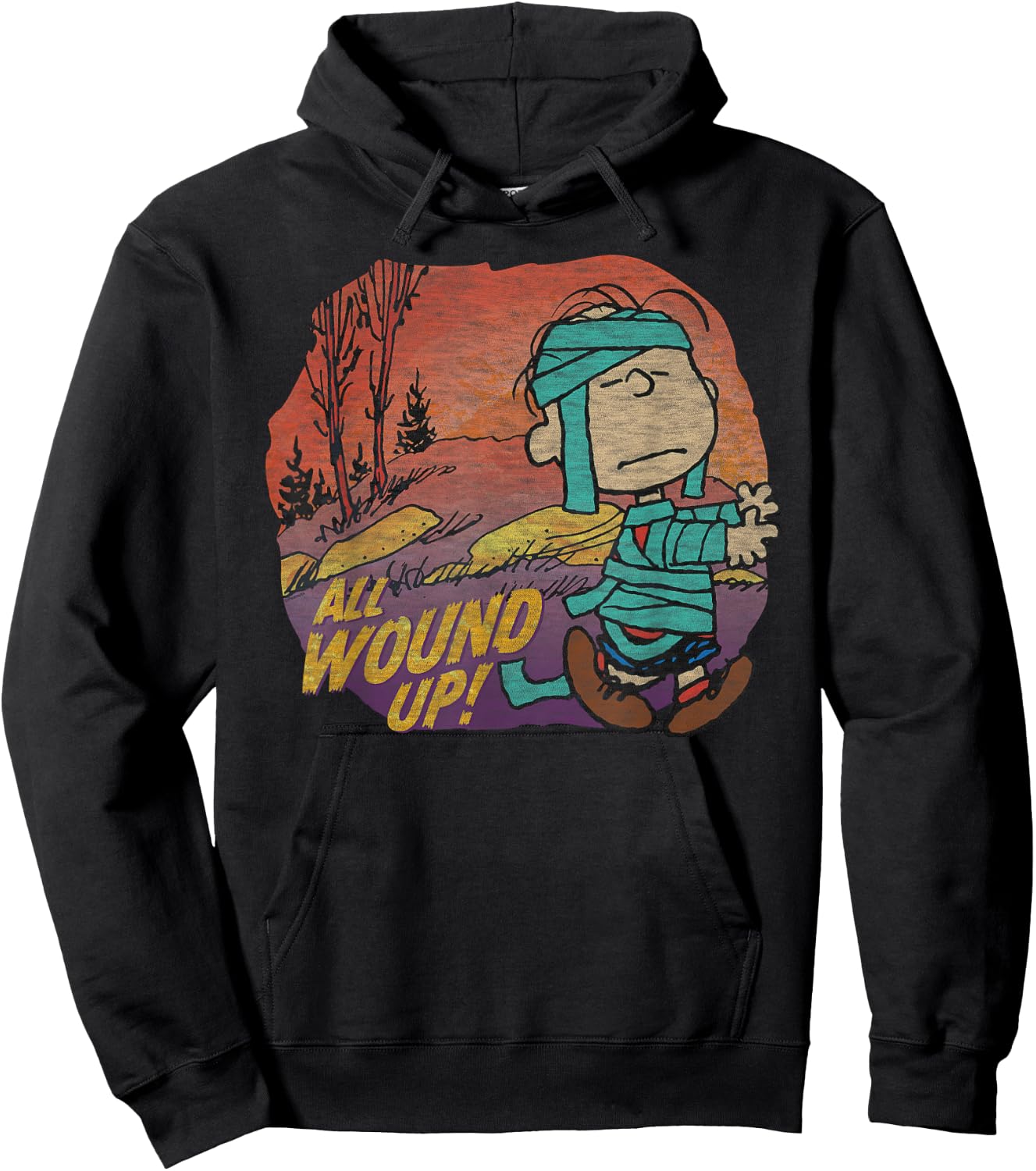 Peanuts Halloween Linus Mummy Hoodie - Hoodie | Black