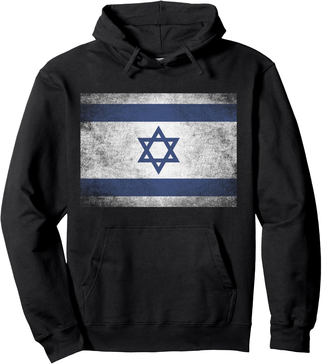 Israeli Israel Flag Pride Country Home Nation Family Retro Hoodie - Hoodie | Black