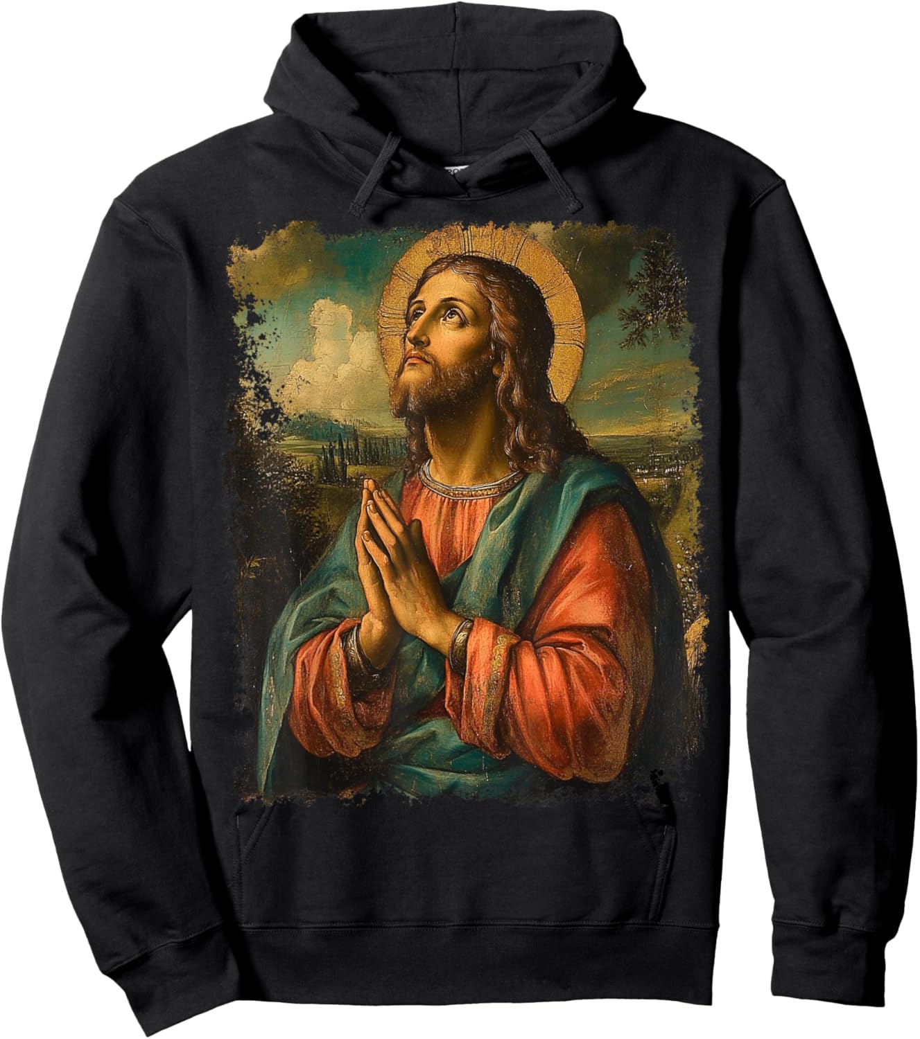 Jesus Christ Praying Hoodie - Hoodie | Black