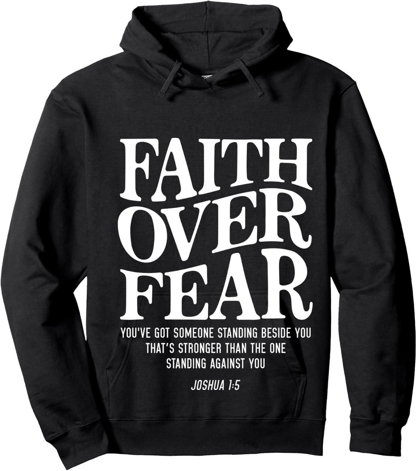 Faith Over Fear Hoodie - Hoodie | Black